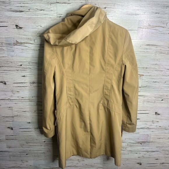 Calvin Klein Women Coat Jacket Coats Beige Sz xs tan hooded - Picture 7 of 7
